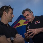 Carlos Sainz y Sebastien Loeb en el Dakar