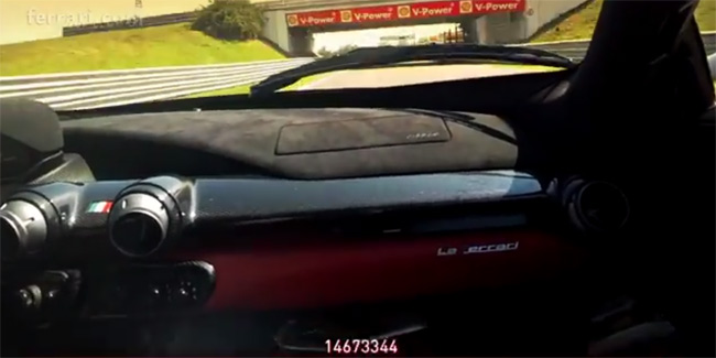 Vídeo: una vuelta por Fiorano a bordo de un Ferrari LaFerrari