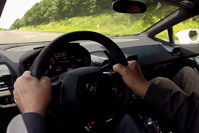 Lamborghini Huracán alcanza los 329 km/h en la Autobahn