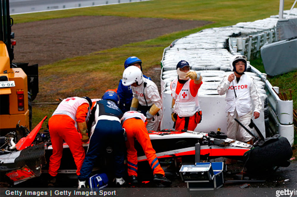 Actualizado: Accidente de Bianchi, Marussia pide paciencia y comprensión accidente-bianchi
