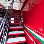 Motorhome Ferrari Interior escalera
