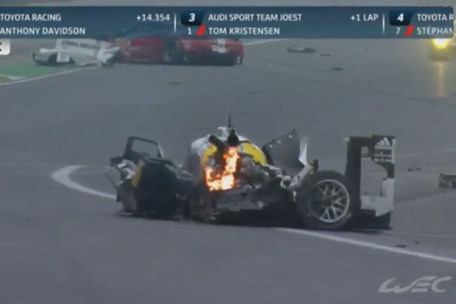 Vídeo: Mark Webber sufre un brutal accidente en el WEC