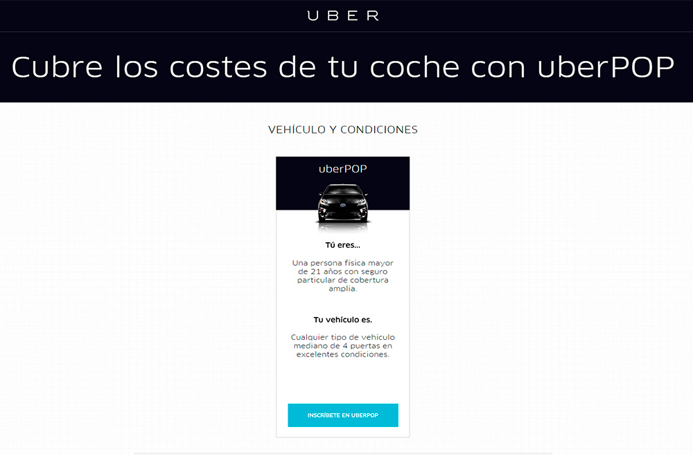 Cese cautelar a Uber en España por competencia desleal cese-uber-españa