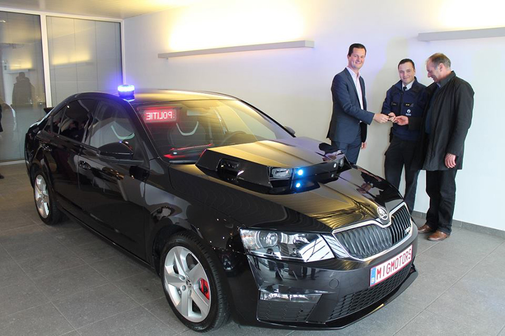 Skoda Octavia RS de la Policía belga: ¿KITT en la vida real?