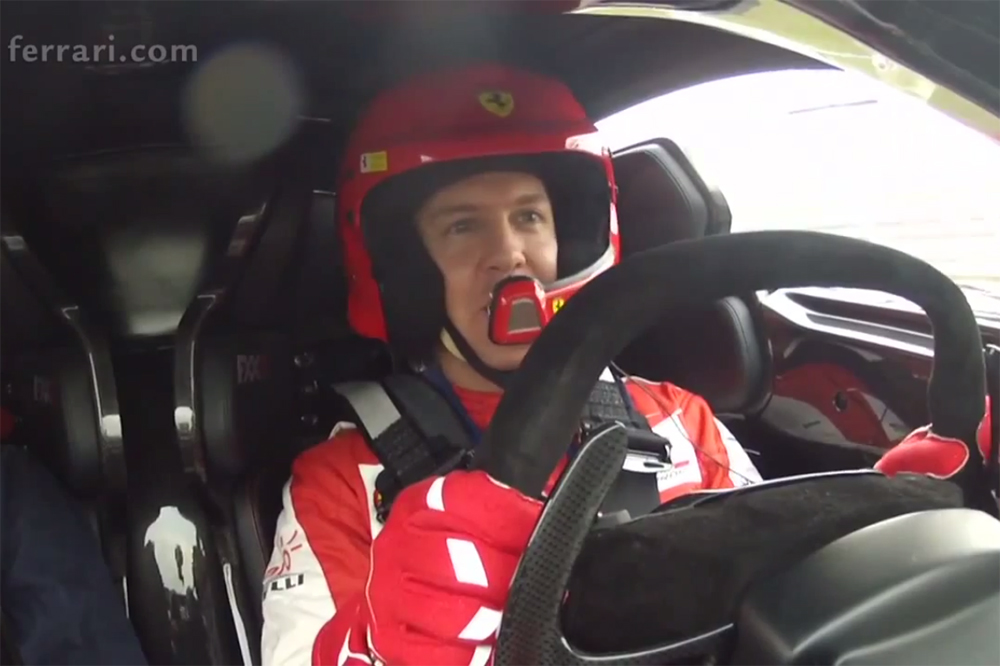 Vídeo: Sebastian Vettel conduce el Ferrari FXX K