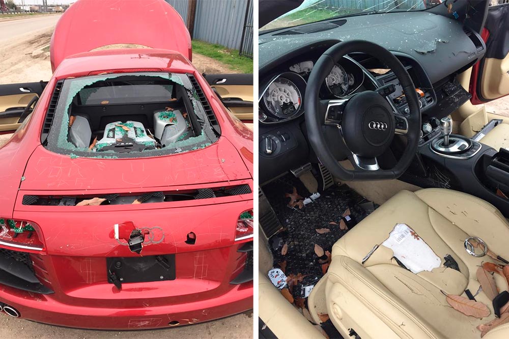 Esposa destruye el Audi R8 de su marido infiel esposa-destruye-audi-r8-marido