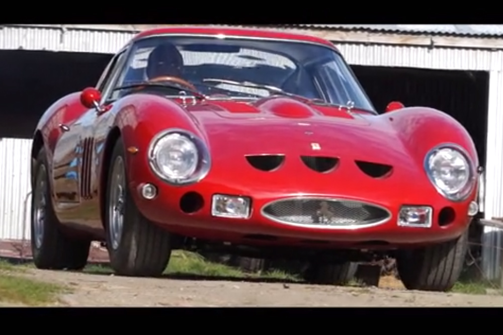 Esta réplica increíble de un Ferrari 250 GTO ha sido fabricada a mano en un cobertizo