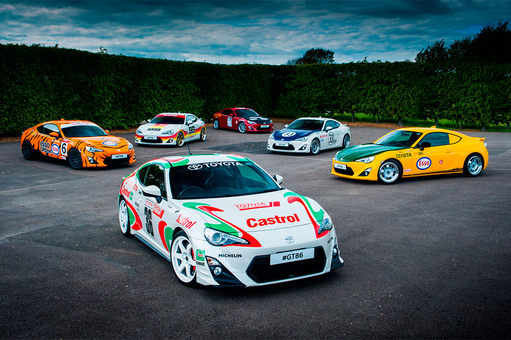 El homenaje de Toyota a algunas de sus leyendas de competición