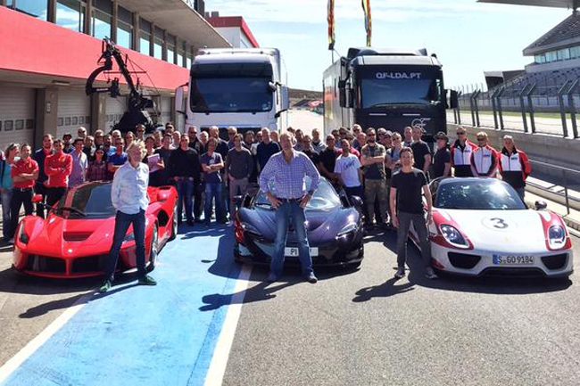 Los ex presentadores de Top Gear comienzan a grabar su nuevo programa