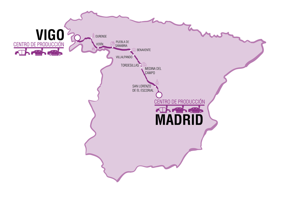 Un prototipo de coche autónomo de PSA irá hoy de Vigo a Madrid