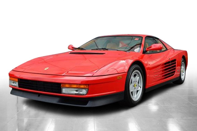 A la venta un Ferrari Testarossa de 1990 con 275 kilómetros
