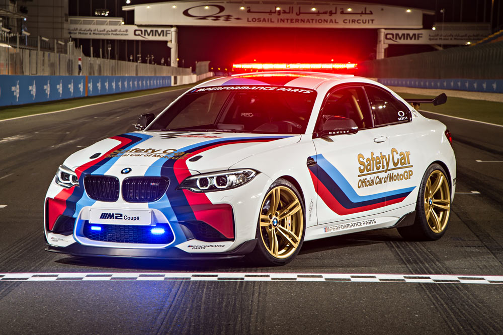 BMW M2 MotoGP Safety Car: debuta en Doha BMW M2 MotoGP Safety Car