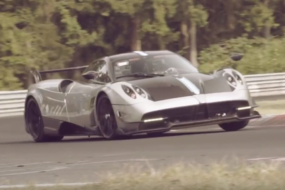 El Pagani Huayra BC se enfrenta al circuito de Nürburgring