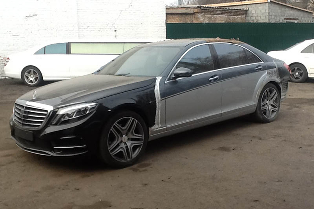 Esta compañía ucraniana modifica viejos Mercedes Clase S para que parezcan nuevos