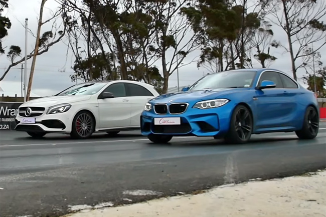 Vídeo: BMW M2 Coupé contra Mercedes-AMG A45