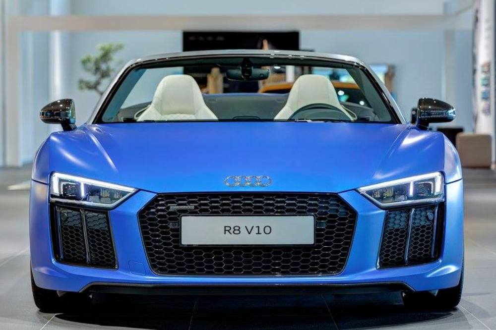 Audi R8 Spyder Arablau Matt: 'el R8'