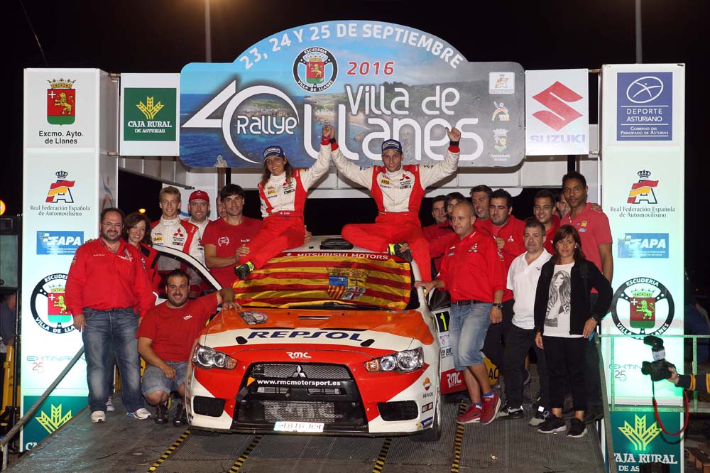 Rallye Villa de Llanes 2016 Cristian García se proclama campeón de