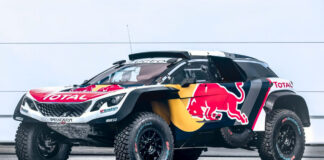 Peugeot 3008 DKR: el coche de Carlos Sainz ya exhibe sus colores