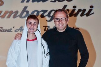 Justin Bieber visita el Museo y la fábrica de Lamborghini