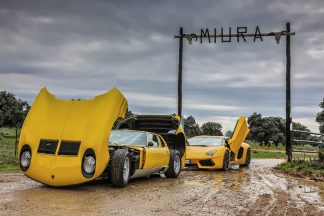 El Lamborghini Miura viaja a España para conocer sus orígenes Lamborghini Miura viaja a Lorca del Río