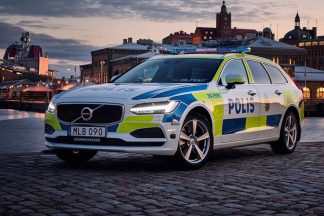 El Volvo V90 se pone al servicio de la Policía sueca