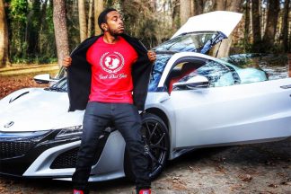 Ludacris compra un Acura NSX: caprichito navideño foto de Ludacris con su Acura NSX