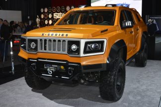 VLF Automotive X-Series, el coche más feo de Detroit
