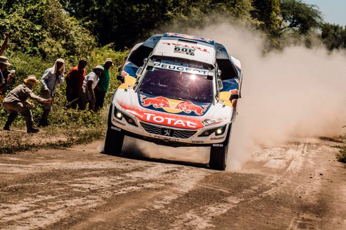 Sebastien Loeb en la segunda etapa del Dakar 2017