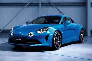 Alpine A110 2018, mostrado antes del Salón de Ginebra 2017 Alpine A110 2018
