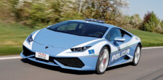El nuevo Lamborghini Huracán de la Policía italiana Lamborghini Huracán de la Policía italiana
