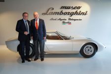 Don Juan Carlos en el Museo Lamborghini