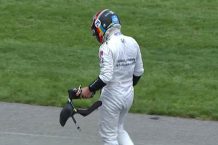 500 Millas: Fernando Alonso rompe motor y se queda fuera de Indianápolis fernando-alonso-eliminado-indy500