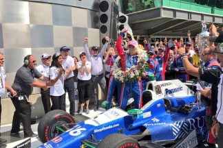 Final 500 Millas de Indianápolis 2017: Takuma Sato consigue la victoria final 500 millas indianapolis 2017