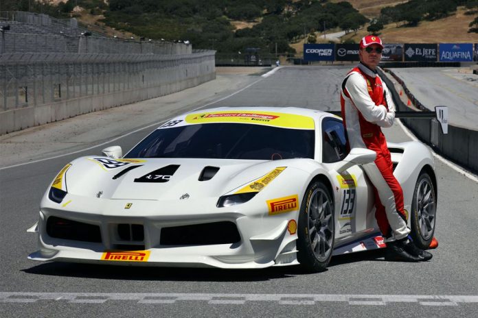 Michael Fassbender Ferrari 488 Challenge