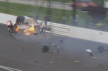 Vídeo: Sebastien Bourdais sufre un accidente a 373 km/h en Indianápolis Indy500 2017: accidente de sebastien bourdais