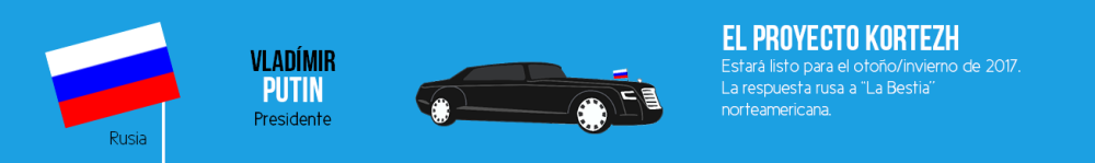 Projecto Kortezh Vladimir Putin coches oficiales Rusia Projecto Kortezh Vladimir Putin