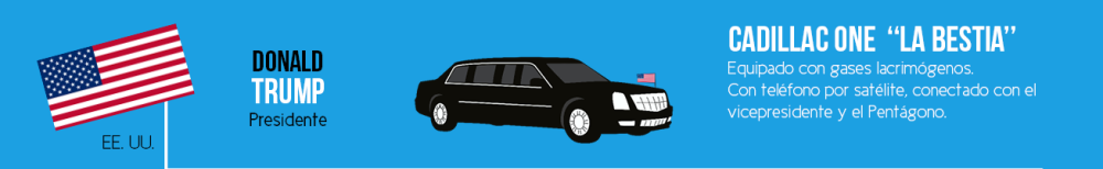 Cadillac One The Beast Donald Trump coches oficiales EEUU Cadillac One The Beast Donald Trump