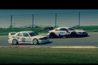 Pasado contra presente, Mercedes 190 E DTM contra C 63 Coupé DTM