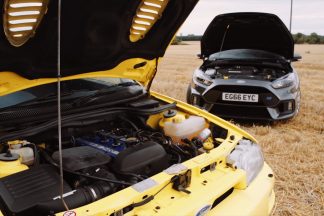 Vídeo: Ford Focus RS contra Ford Escort RS Cosworth
