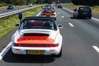 La mayor reunión de coches patrulla Porsche del mundo