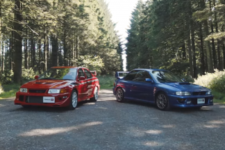 Vídeo: Subaru Impreza 22B STI vs Mitsubishi Lancer EVO Tommi Mäkinen video-subaru-impreza-22b-sti-vs-mitsubishi-lancer-evo-tommi-makinen