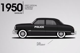 Así han evolucionado los coches patrulla de Ford en EE.UU.