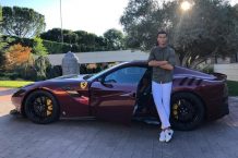 Cristiano Ronaldo presume de Bugatti Chiron y Ferrari F12 tdf Ferrari F12 tdf Cristiano Ronaldo