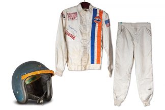 A subasta el casco y el traje usado por Steve McQueen en ‘Le Mans’ Subasta casco traje Steve McQueen Le Mans