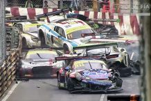 Vídeo: espectacular accidente en Macao con 16 coches involucrados Dani Juncadella accidente en Macao 2017
