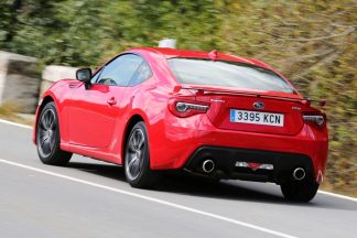 PRUEBA: Subaru BRZ 2017 Trasera dinámica Prueba Subaru BRZ