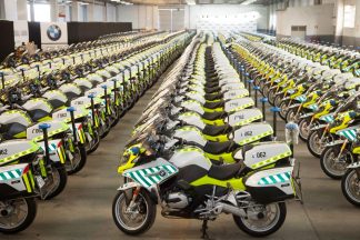 La Guardia Civil recibe sus 291 motocicletas BMW R 1200 RT