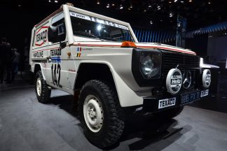 Mercedes exhibe en Detroit al Clase G ganador del Dakar en 1983