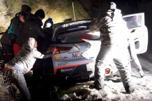 Dificultades de los WRC en el hielo del Montecarlo 2018 hielo montecarlo 2018