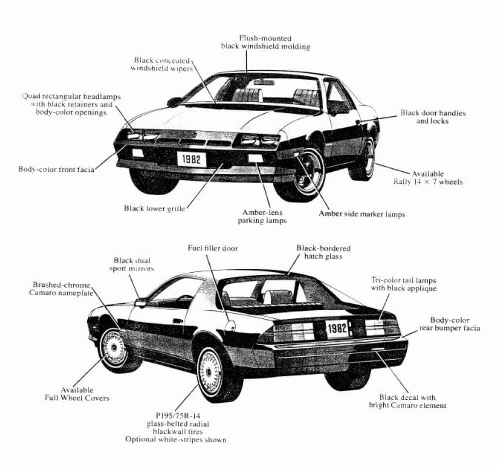Chevrolet Camaro cuatro cilindros 1981